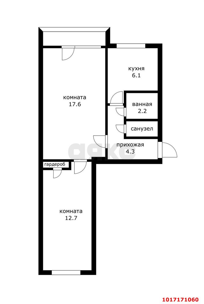 Фото №4: 2-комнатная квартира 48 м² - Краснодар, Карасунский внутригородской округ, мкр. Черёмушки, ул. Ставропольская, 183А