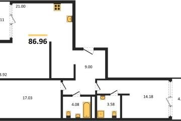 Фото №1: 3-комнатная квартира 86 м² - Краснодар, мкр. жилой квартал Патрики,