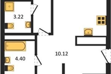 Фото №1: 2-комнатная квартира 65 м² - Краснодар, мкр. жилой квартал Патрики,