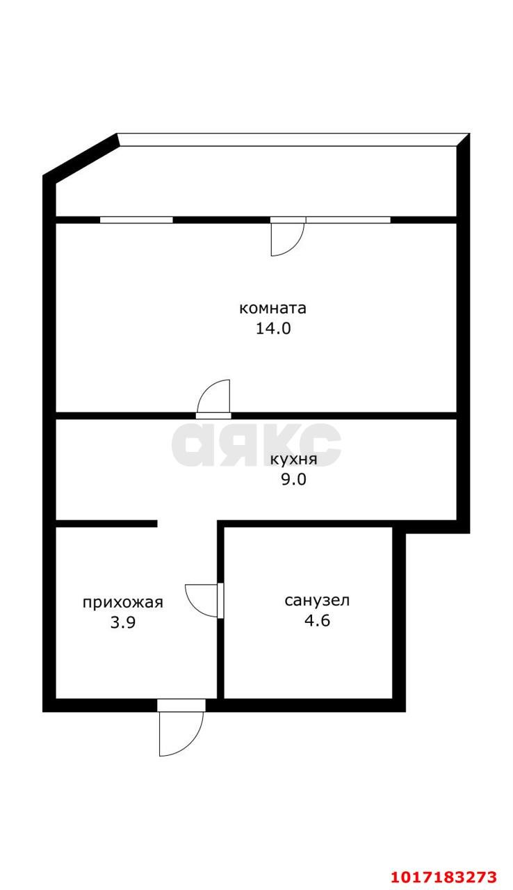 Фото №12: 1-комнатная квартира 40 м² - Краснодар, Прикубанский внутригородской округ, Россинского, мкр. жилой комплекс Дружный-2, б-р Адмиралтейский, 3к2