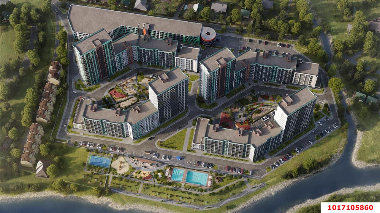 Фото №8: 1-комнатная квартира 42 м² - Небуг, мкр. ЖК Botanica Hills