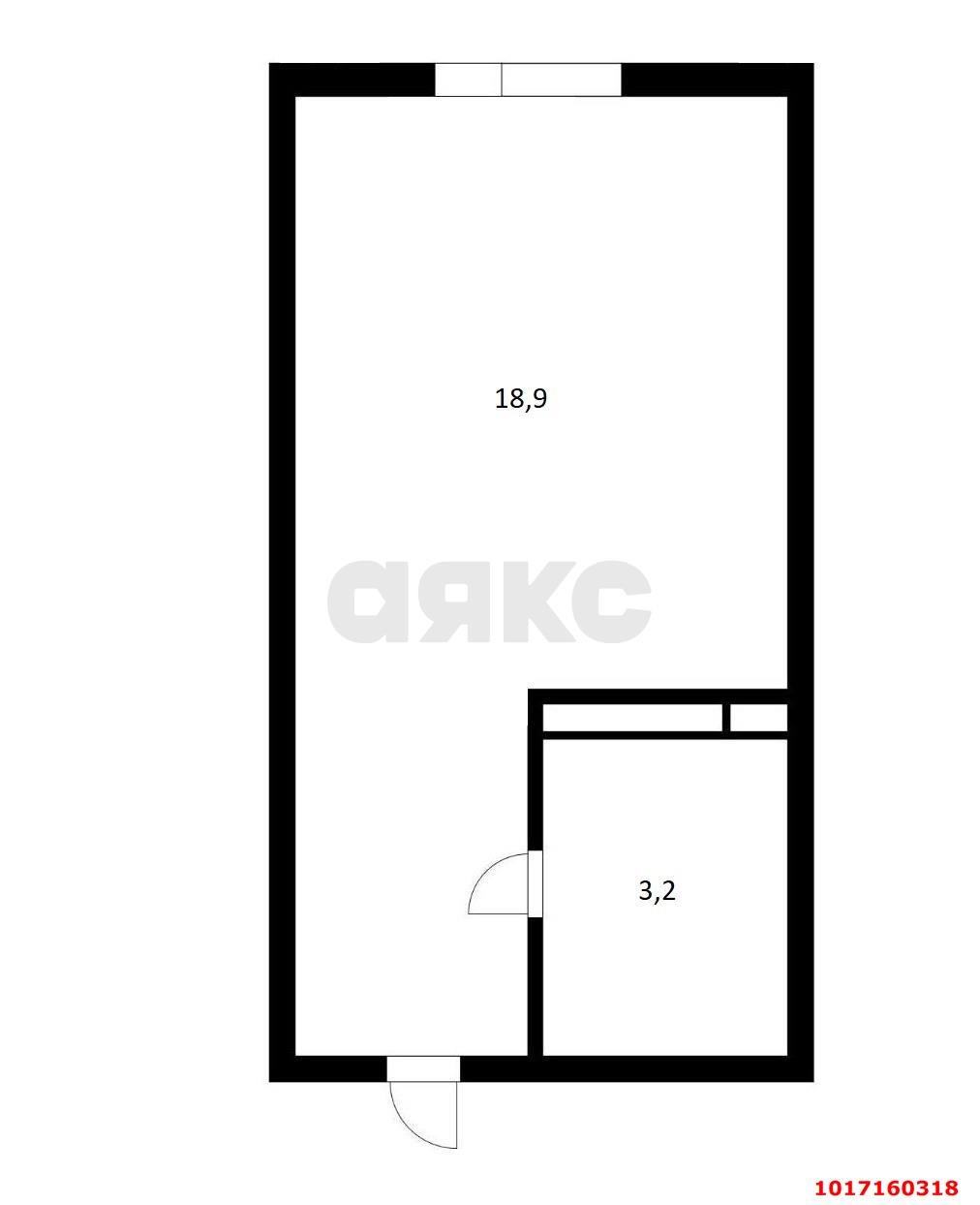 Фото №8: Студия 22 м² - Новая Адыгея, ул. Майкопская, 1/1
