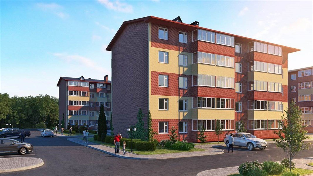 Фото №4: 1-комнатная квартира 34 м² - Новая Адыгея, мкр. ЖК Дарград, ул. Тургеневское шоссе, 33/4к45