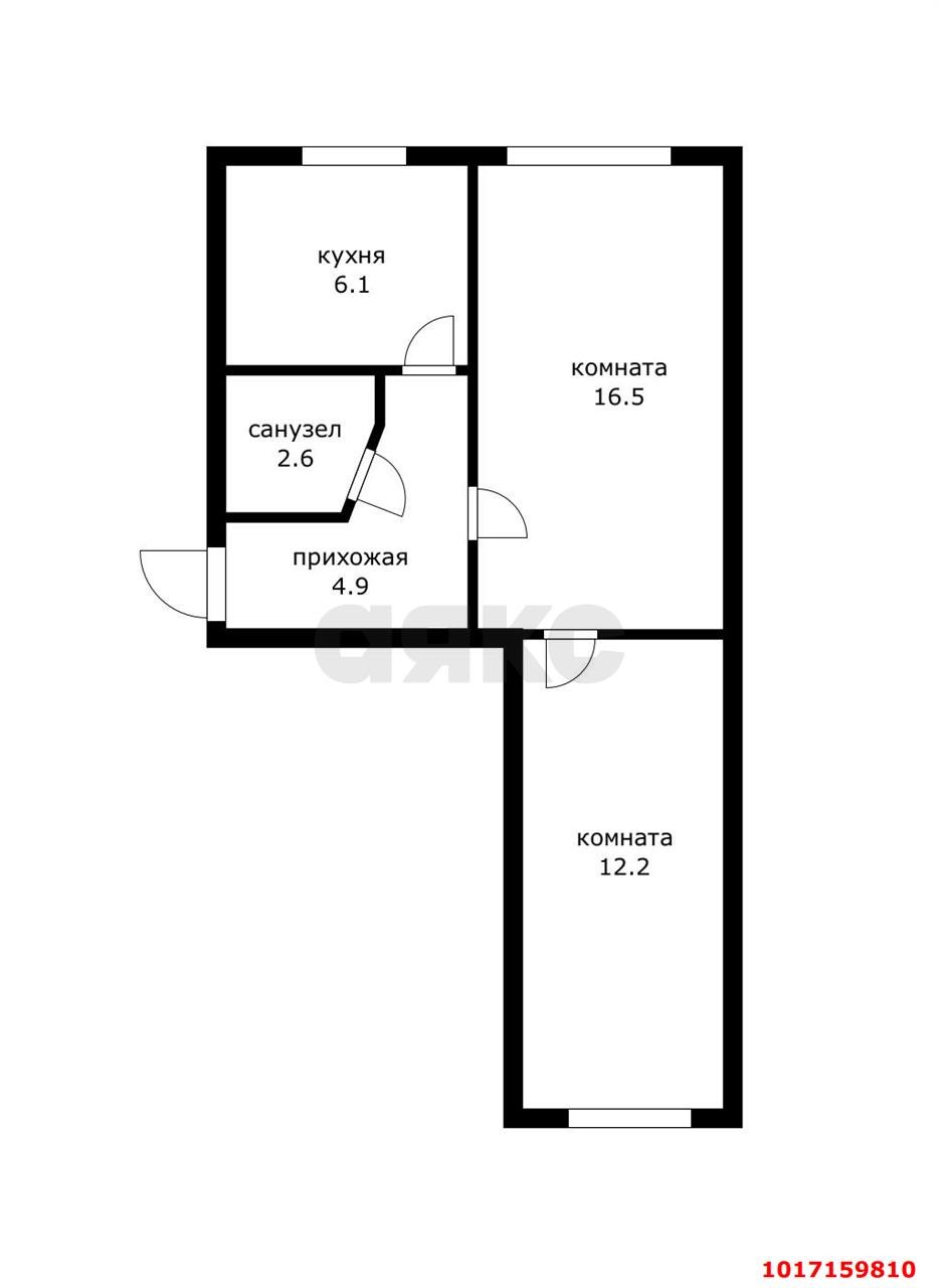 Фото №8: 2-комнатная квартира 42 м² - Краснодар, Прикубанский внутригородской округ, мкр. имени Н.И. Вавилова, ул. Вавилова, 5