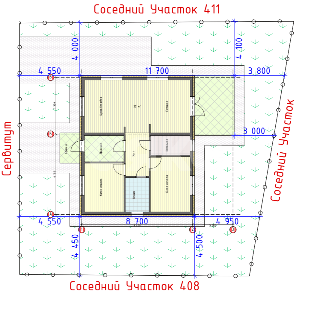 Фото №28: Дом <span class="whitespace-nowrap">118 м²</span> <span class="whitespace-nowrap">+ 4.5 сот.</span>, <span class="whitespace-nowrap">1 эт.</span> - Платнировская, пер. Южный