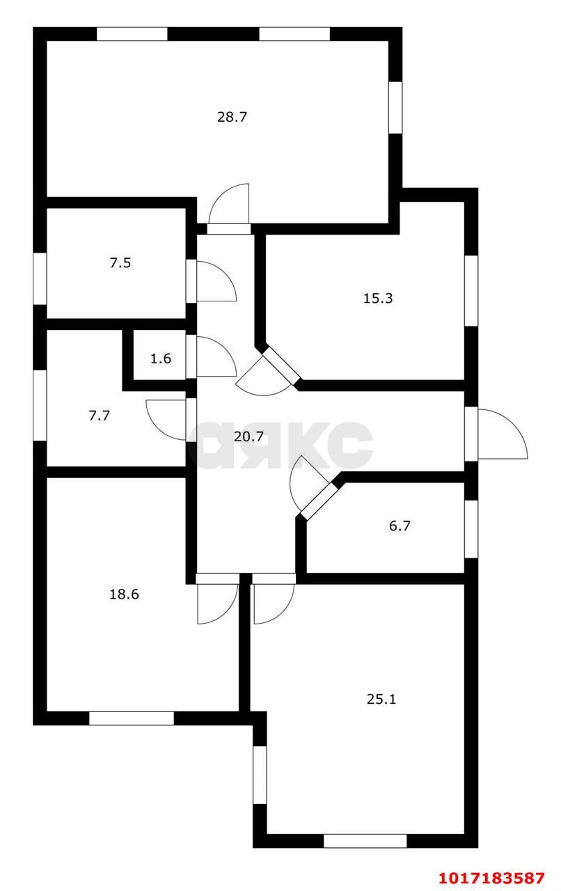 Фото №10: Дом 137 м² + 4 сот. - отделения № 3 СКЗНИИСиВ, Прикубанский внутригородской округ, п. коттеджный  Малиновка, ул. имени Героя Орлова