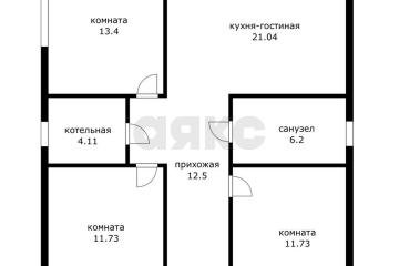 Фото №1: Дом <span class="whitespace-nowrap">80 м²</span> <span class="whitespace-nowrap">+ 4 сот.</span>, <span class="whitespace-nowrap">1 эт.</span> - Елизаветинская, ст Связист-2, ул. Вишнёвая, 39