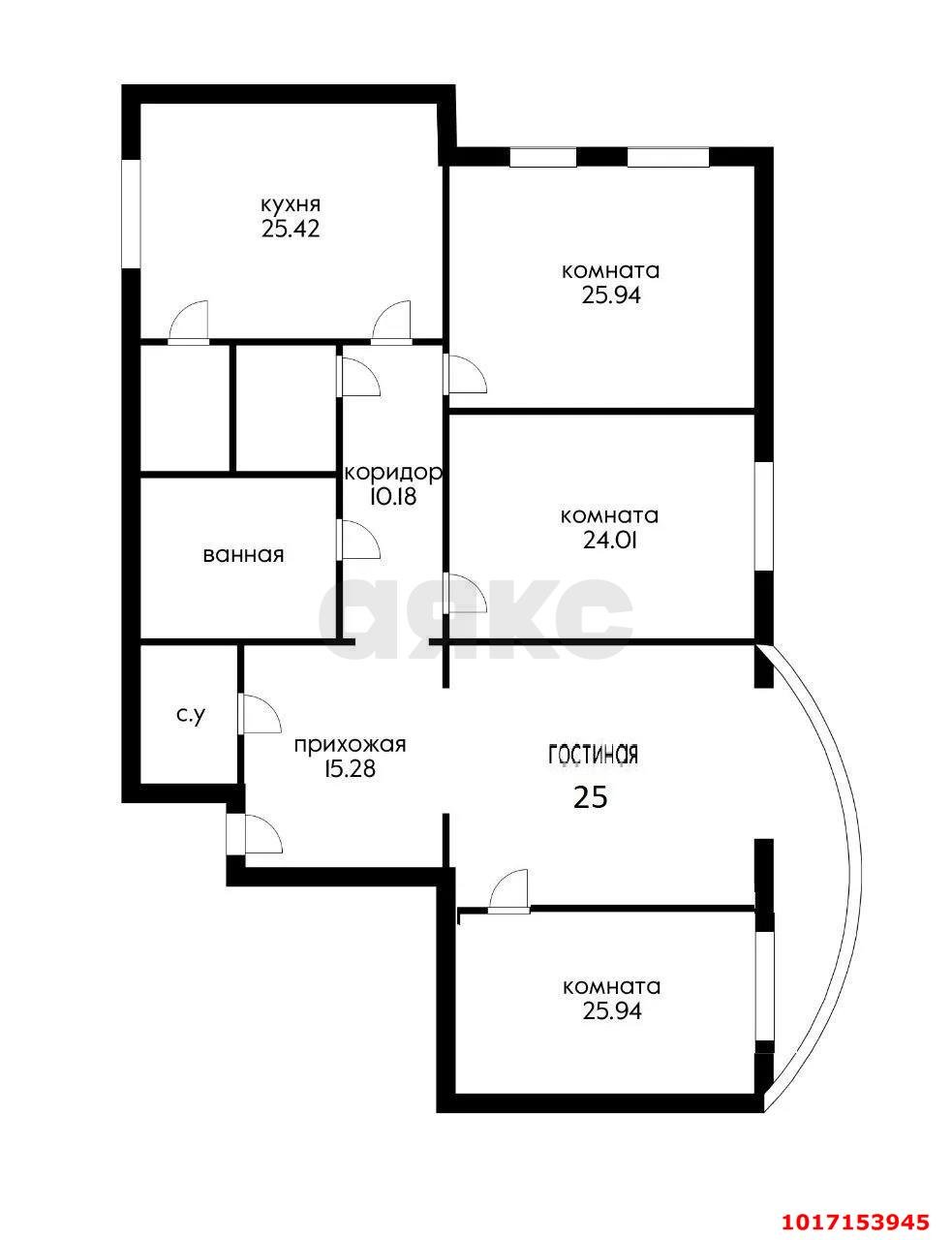 Фото №17: 4-комнатная квартира 177 м² - Краснодар, мкр. Западный внутригородской округ, ул. имени Дзержинского, 10/1