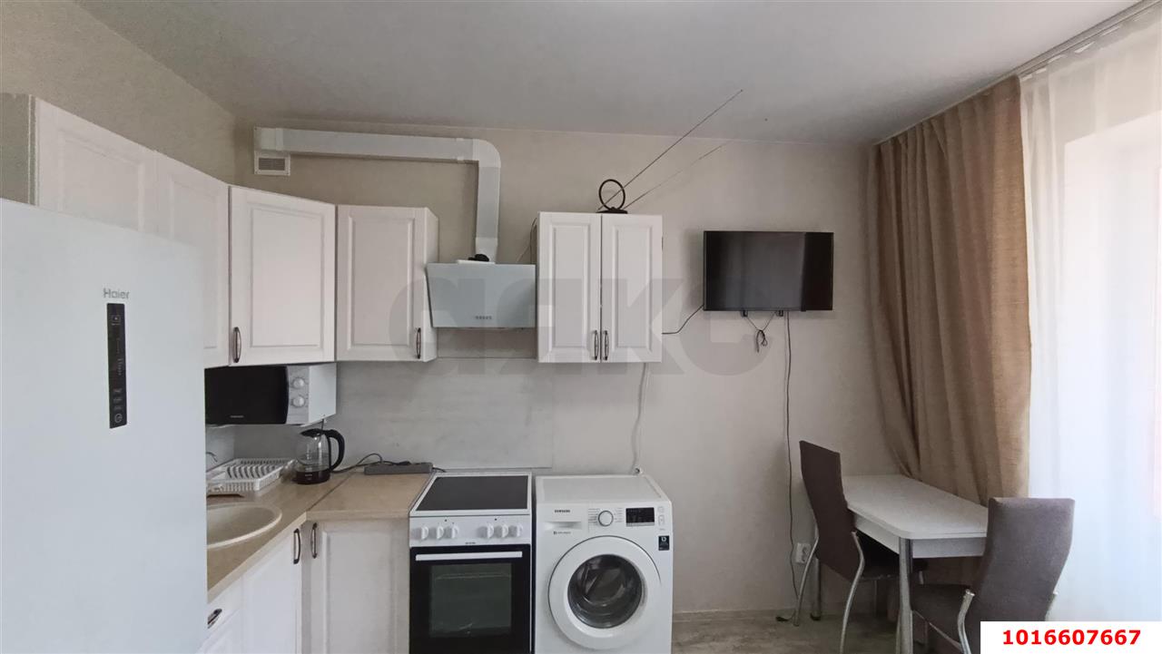 Фото №3: Студия 21 м² - Краснодар, мкр. Прикубанский внутригородской округ, ул. имени В.М. Комарова, 106Бк6