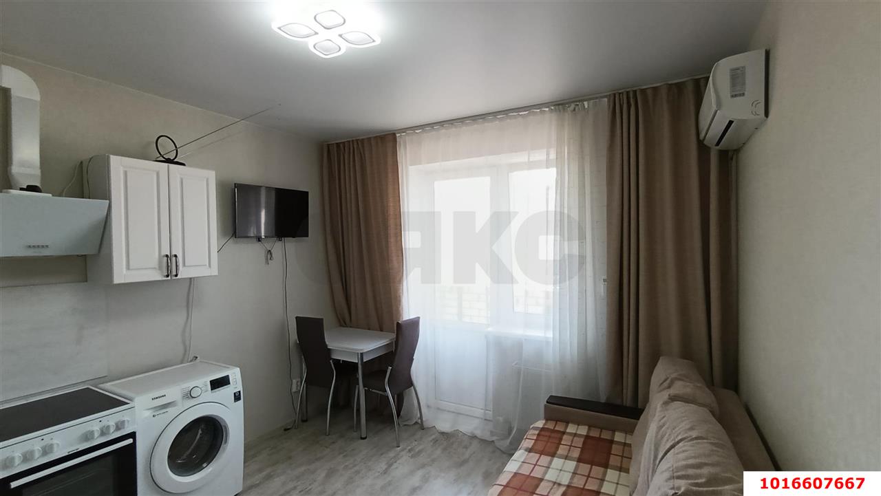 Фото №4: Студия 21 м² - Краснодар, мкр. Прикубанский внутригородской округ, ул. имени В.М. Комарова, 106Бк6