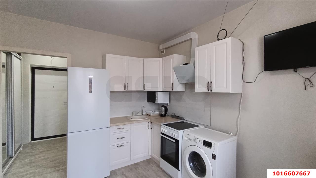 Фото №2: Студия 21 м² - Краснодар, мкр. Прикубанский внутригородской округ, ул. имени В.М. Комарова, 106Бк6