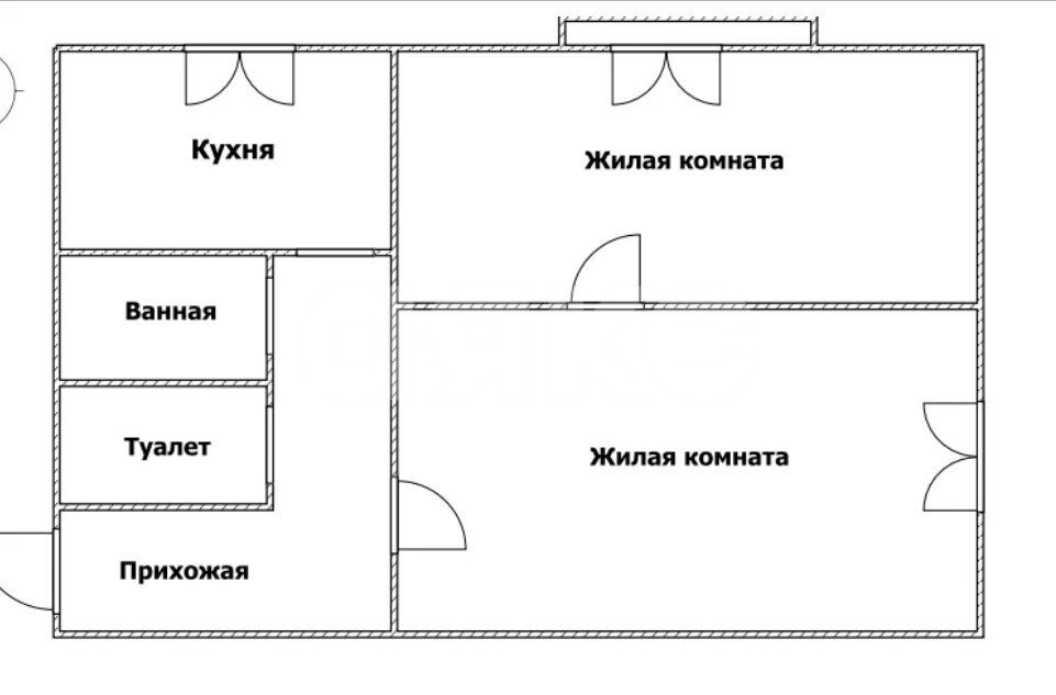 Фото №15: 2-комнатная квартира <span class="whitespace-nowrap">41 м²</span>, <span class="whitespace-nowrap">3/5 эт.</span> - Майкоп, мкр. Восход, пер. 7-й, 10