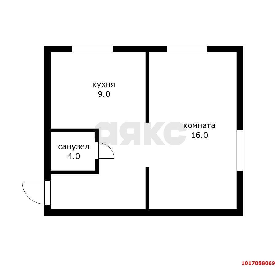 Фото №19: 1-комнатная квартира 39 м² - Краснодар, Прикубанский внутригородской округ, мкр. Краевая Клиническая Больница, ул. имени 40-летия Победы, 63
