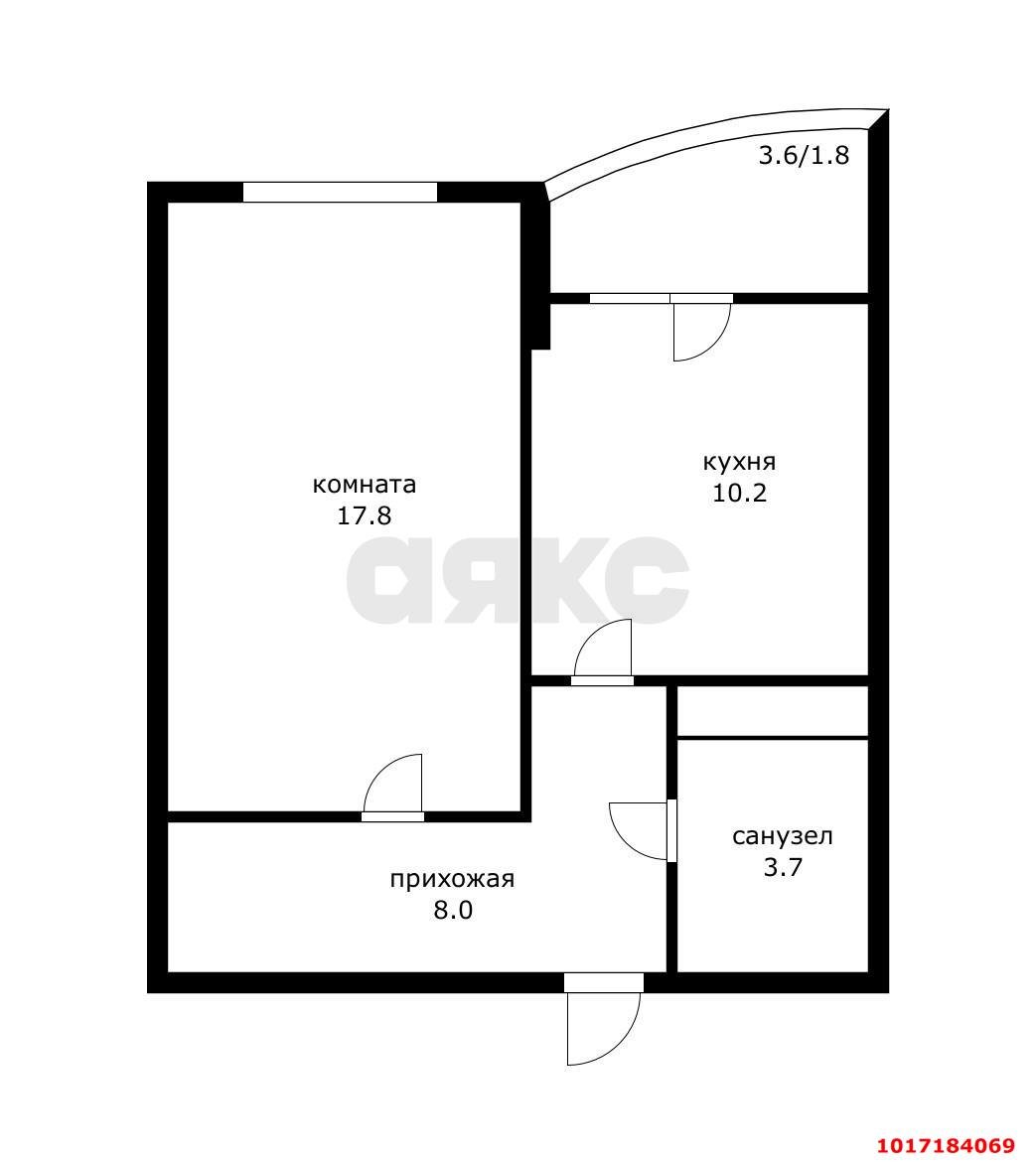 Фото №18: 1-комнатная квартира 41 м² - Краснодар, Карасунский внутригородской округ, Почтовый, снт Пчела, ул. Автолюбителей, 20