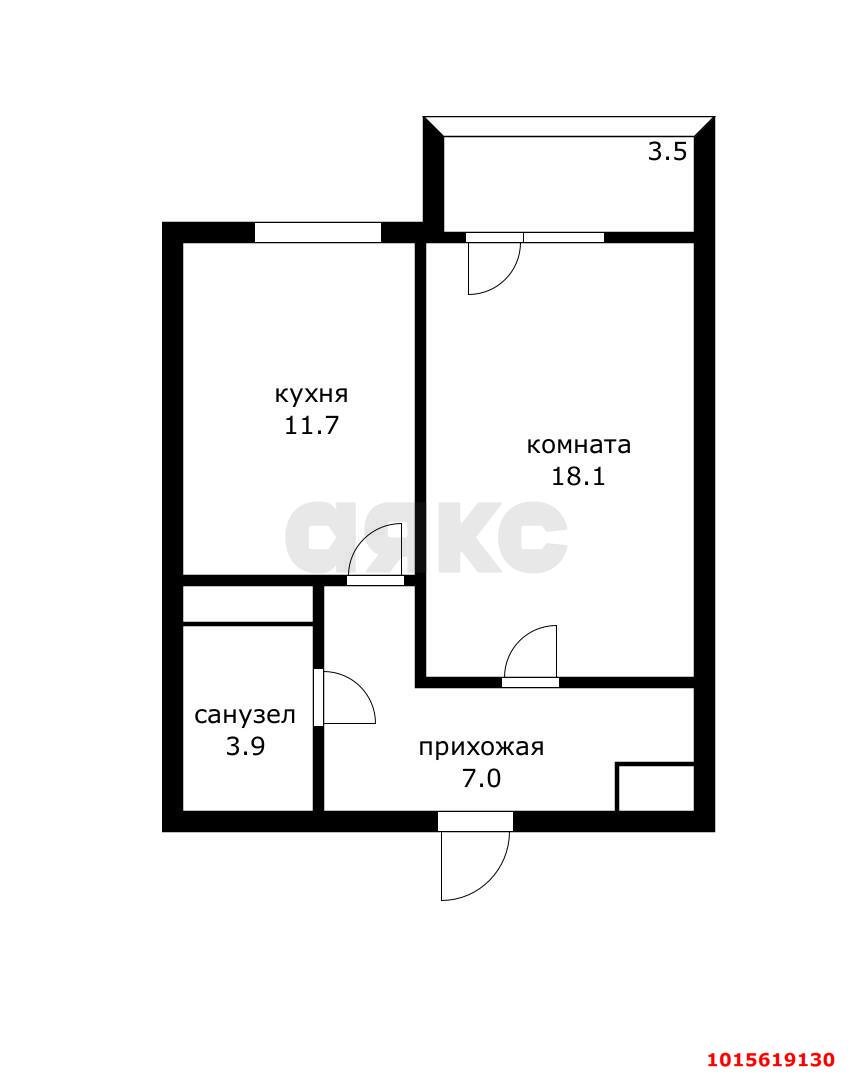 Фото №9: 1-комнатная квартира 41 м² - Краснодар, Карасунский внутригородской округ, мкр. жилой комплекс Мелодия, ул. Гидростроителей, 59/2
