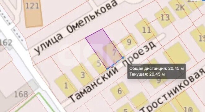 Фото №4: Земельный участок под ИЖС 7.65 сот. - Анапа, пр-д Таманский, 7