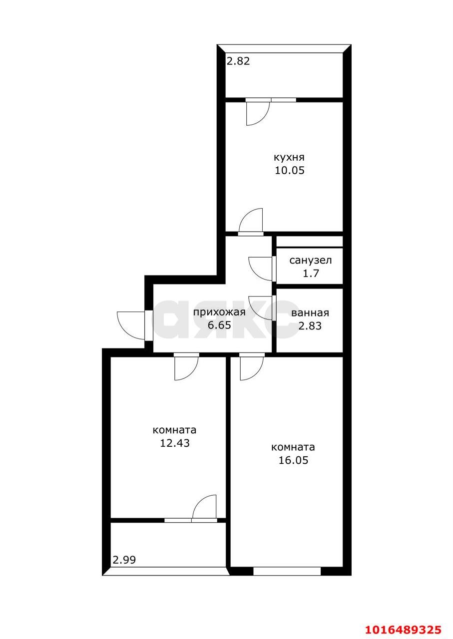 Фото №20: 2-комнатная квартира 55 м² - Краснодар, Карасунский внутригородской округ, жилой комплекс На Магистральной, мкр. Камвольно-суконный Комбинат, ул. Магистральная, 11к1