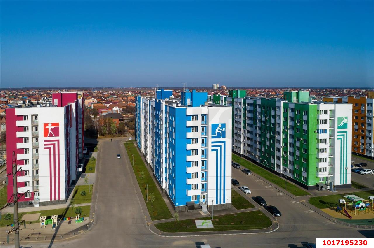 Фото №8: 1-комнатная квартира 34 м² - Краснодар, Карасунский внутригородской округ, ЖК Спортивный Парк, ж/р Новознаменский, ул. Войсковая, 4к5
