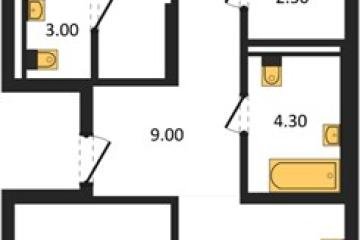 Фото №1: 3-комнатная квартира 80 м² - Краснодар, мкр. Прикубанский внутригородской округ,