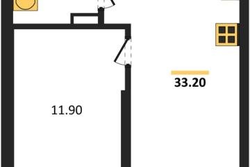Фото №1: 1-комнатная квартира 33 м² - Краснодар, мкр. Прикубанский внутригородской округ,