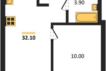 Фото №1: 1-комнатная квартира 32 м² - Краснодар, мкр. Прикубанский внутригородской округ,