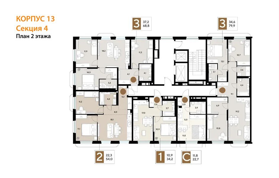 Фото №8: 1-комнатная квартира 34 м² - Краснодар, мкр. Прикубанский внутригородской округ