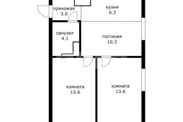 Фото №1: 2-комнатная квартира 51 м² - Москва Новомосковский административный округ