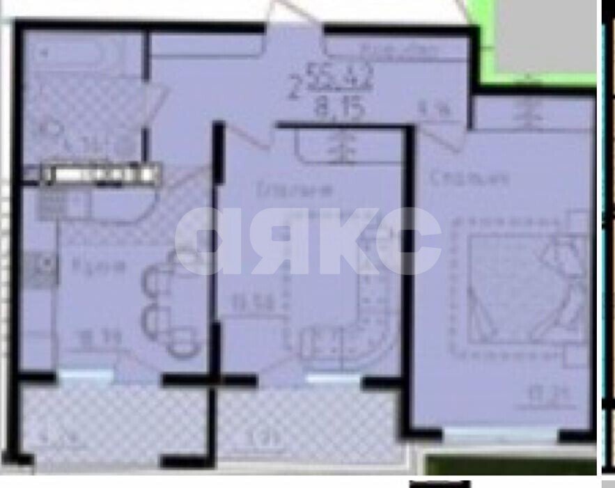 Фото №2: 2-комнатная квартира 64 м² - Геленджик, мкр. жилой комплекс Горизонт, ул. Туристическая, 4Гк2Б