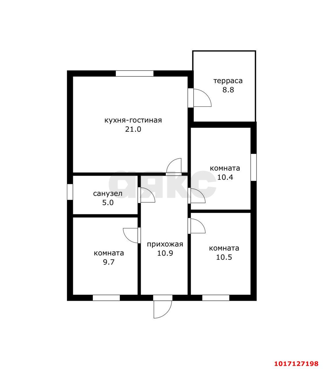 Фото №14: Дом 76 м² + 6.5 сот. - Энергетик, мкр. Прикубанский внутригородской округ, ул. Вишнёвая, 49