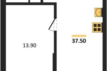 Фото №1: 1-комнатная квартира 37 м² - Краснодар, мкр. Прикубанский внутригородской округ,