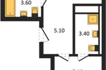 Фото №1: 2-комнатная квартира 57 м² - Краснодар, мкр. Прикубанский внутригородской округ, 