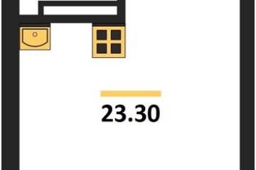Фото №1: Студия 23 м² - Краснодар, мкр. Прикубанский внутригородской округ, 