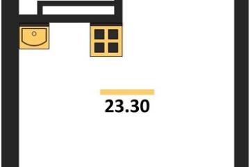 Фото №1: Студия 23 м² - Краснодар, мкр. Прикубанский внутригородской округ, 