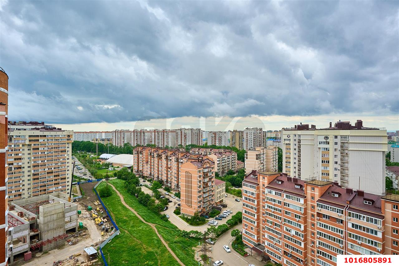Фото №15: 1-комнатная квартира <span class="whitespace-nowrap">38 м²</span>, <span class="whitespace-nowrap">16/16 эт.</span> - Краснодар, Прикубанский внутригородской округ, мкр. Краевая Клиническая Больница, ул. Домбайская, 6