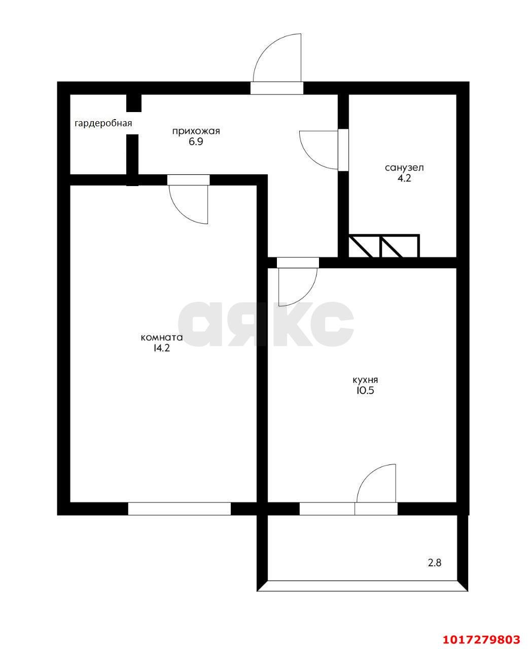 Фото №13: 1-комнатная квартира 40 м² - Краснодар, Прикубанский внутригородской округ, мкр. Восточно-Кругликовский, ул. Черкасская, 71/1к2