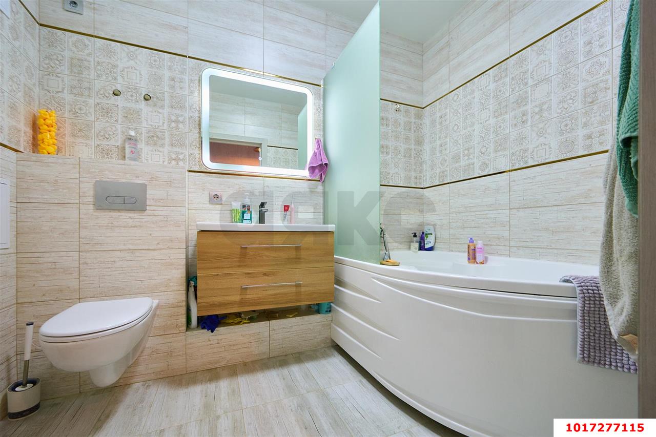 Фото №9: 2-комнатная квартира <span class="whitespace-nowrap">62 м²</span>, <span class="whitespace-nowrap">8/8 эт.</span> - Краснодар, Карасунский внутригородской округ, ЖК Спортивный Парк, ж/р Новознаменский, ул. Войсковая, 4к1