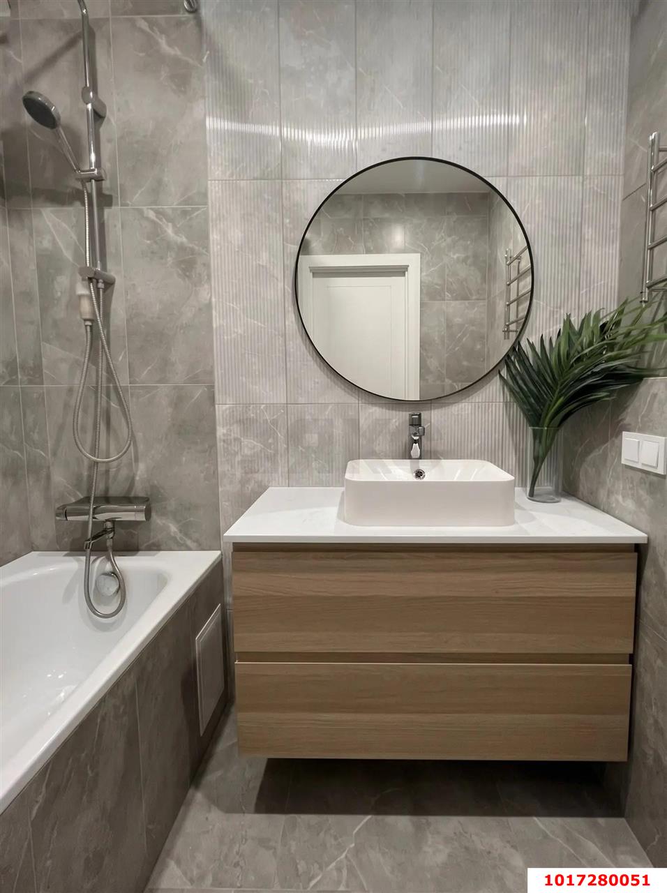 Фото №7: 1-комнатная квартира <span class="whitespace-nowrap">51 м²</span>, <span class="whitespace-nowrap">12/24 эт.</span> - Краснодар, Западный внутригородской округ, Фестивальный, мкр. ЖК Тургенев, ул. Дальняя, 8к2