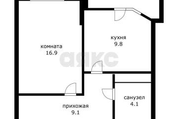 Фото №1: 1-комнатная квартира <span class="whitespace-nowrap">40 м²</span>, <span class="whitespace-nowrap">1/16 эт.</span> - Краснодар, мкр. имени Петра Метальникова, ул. Тополиная, 48
