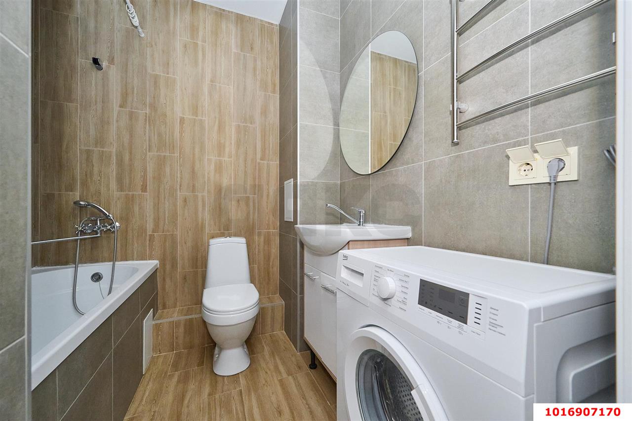 Фото №10: 1-комнатная квартира <span class="whitespace-nowrap">40 м²</span>, <span class="whitespace-nowrap">4/24 эт.</span> - Краснодар, Прикубанский внутригородской округ, мкр. Любимово, 18