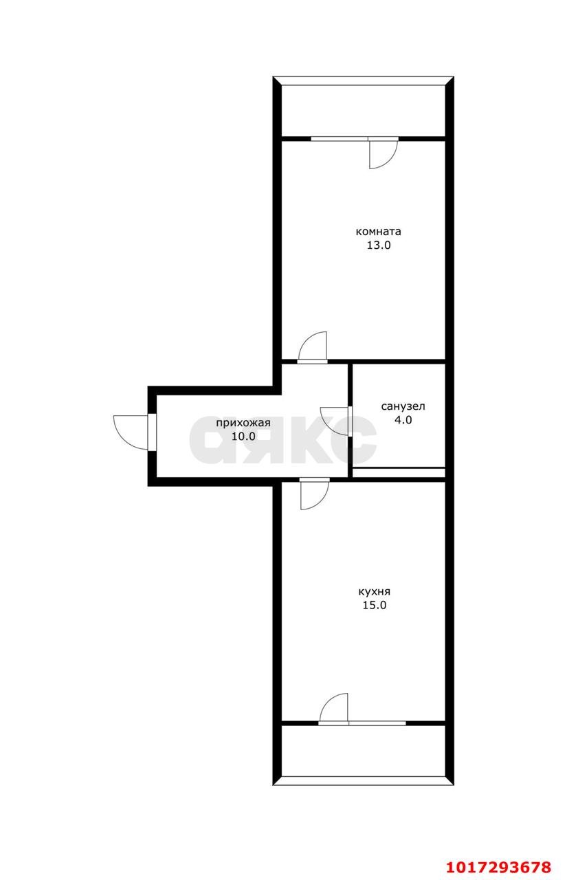 Фото №10: 1-комнатная квартира 47 м² - Краснодар, Прикубанский внутригородской округ, мкр. жилой комплекс Новые Сезоны, ул. Скандинавская, 1к13