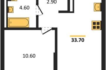 Фото №1: 1-комнатная квартира 33 м² - Краснодар, мкр. Прикубанский внутригородской округ, 