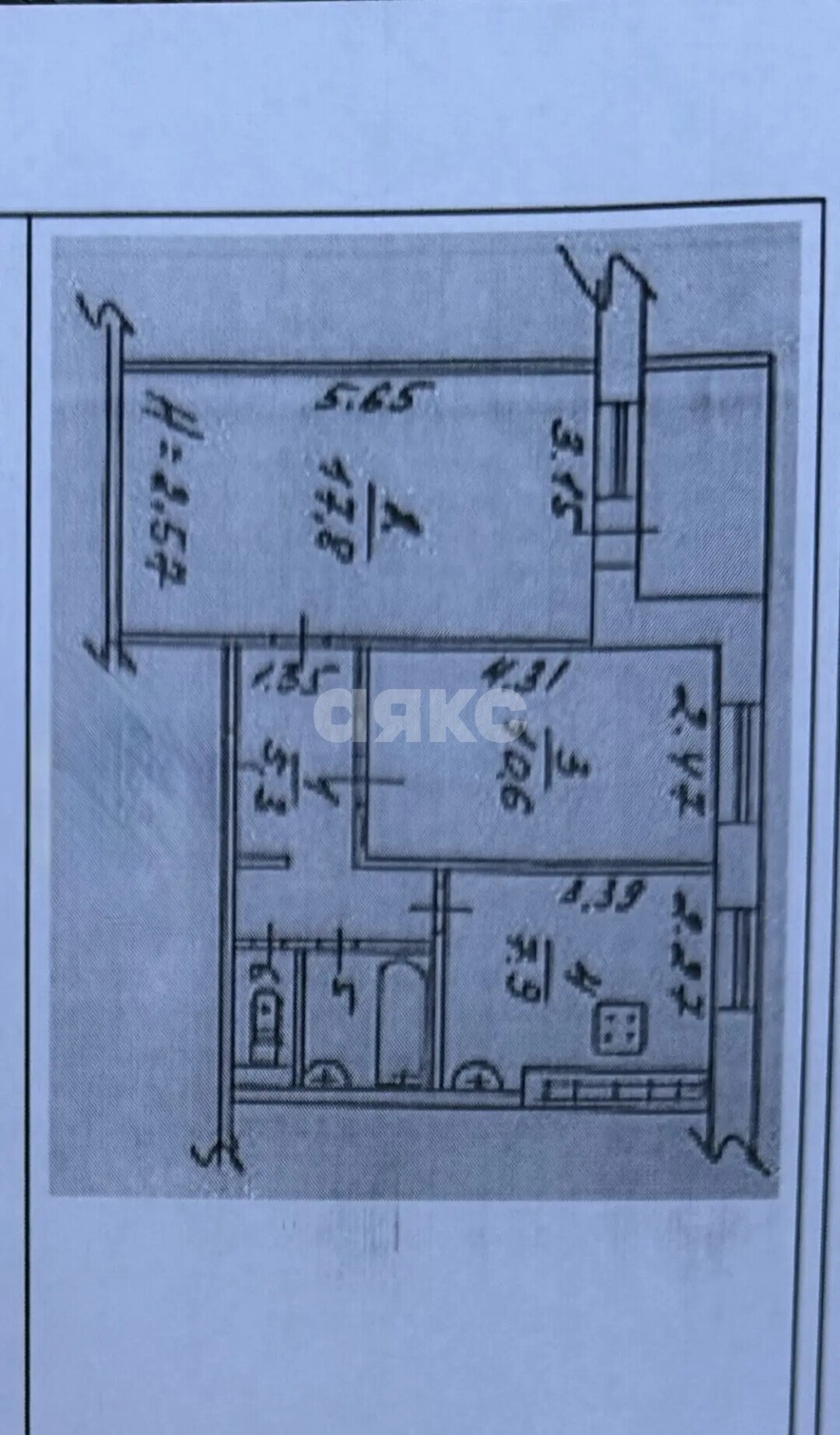 Фото №15: 2-комнатная квартира 46 м² - Мариуполь, Левобережный, мкр. Азовский, пр-кт Ленинградский, 100