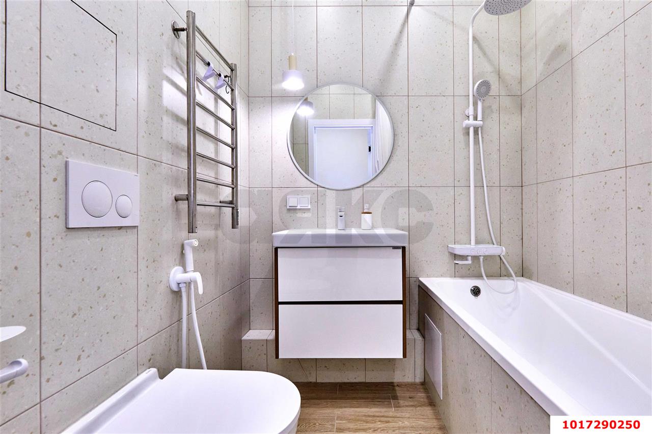 Фото №9: 1-комнатная квартира <span class="whitespace-nowrap">48 м²</span>, <span class="whitespace-nowrap">17/24 эт.</span> - Краснодар, Центральный внутригородской округ, Табачная Фабрика, мкр. ЖК Все Свои Вип, ул. Колхозная, 5/2к4