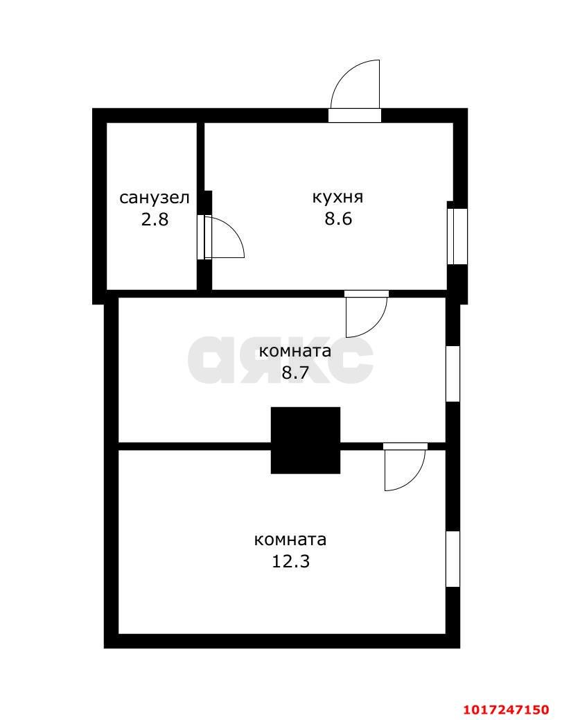 Фото №16: 2-комнатная квартира 32 м² - Краснодар, Карасунский внутригородской округ, мкр. Хлопчато-бумажный Комбинат, ул. Енисейская, 45