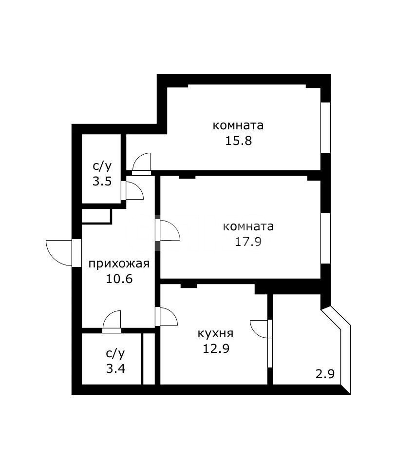 Фото №24: 2-комнатная квартира 64 м² - Люберцы, ул. Кирова, 1