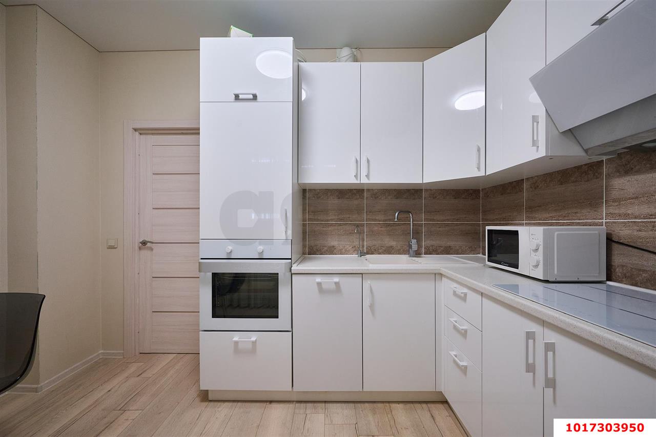 Фото №4: 1-комнатная квартира <span class="whitespace-nowrap">45 м²</span>, <span class="whitespace-nowrap">15/16 эт.</span> - Краснодар, Карасунский внутригородской округ, Комсомольский, мкр. ЖК Форт Карасун, ул. Сормовская, 204/7