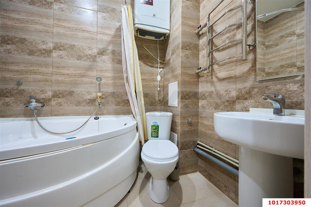 Фото №10: 1-комнатная квартира <span class="whitespace-nowrap">45 м²</span>, <span class="whitespace-nowrap">15/16 эт.</span> - Краснодар, Карасунский внутригородской округ, Комсомольский, мкр. ЖК Форт Карасун, ул. Сормовская, 204/7