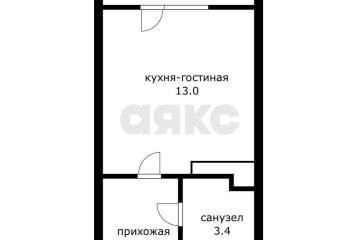 Фото №1: Студия <span class="whitespace-nowrap">20 м²</span>, <span class="whitespace-nowrap">5/5 эт.</span> - Краснодар, мкр. ЖК Подсолнухи, ул. Сахалинская, 15к2