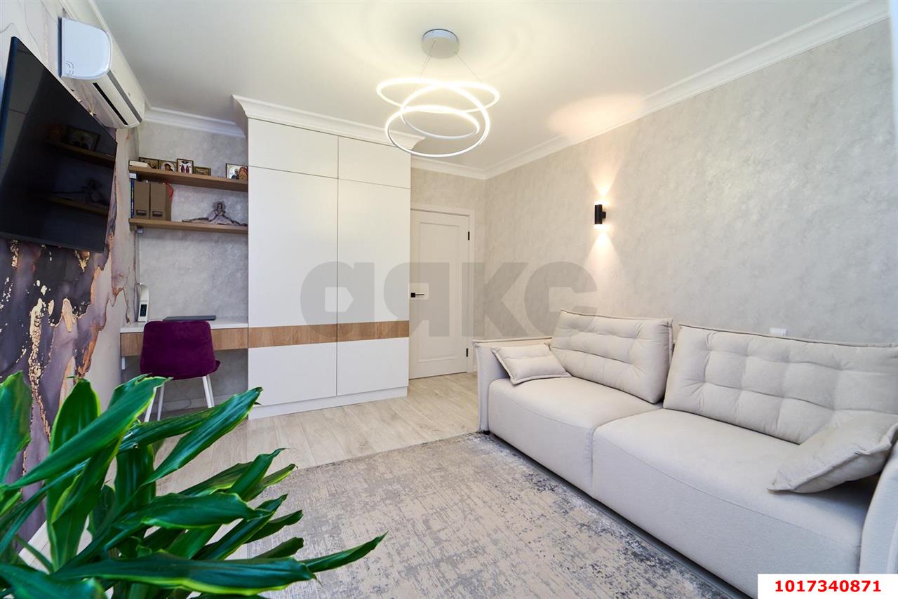 Фото №7: 2-комнатная квартира <span class="whitespace-nowrap">64 м²</span>, <span class="whitespace-nowrap">2/25 эт.</span> - Краснодар, Прикубанский внутригородской округ, Фестивальный, Отделение № 1 совхоза Солнечный, мкр. ЖК Седьмой Континент, ул. Совхозная, 1к7