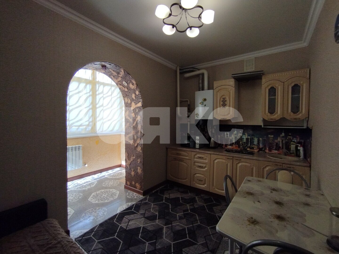 Фото №3: 1-комнатная квартира 43 м² - Горячий Ключ, мкр. Курортная Зона, ул. Ленина, 176